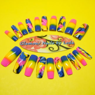 Pansexual Pride Marble and Ombre