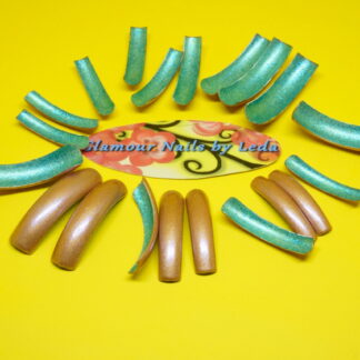 Secret Seaside | Dual Glam Nails