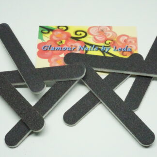 Black 3-1/2" Mini 100/180 Grit Cushioned Nail File